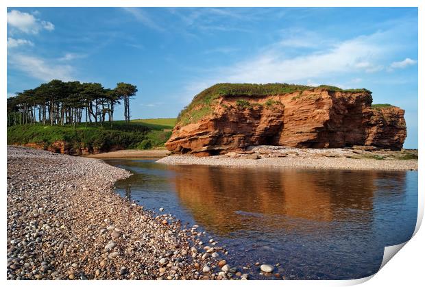 Budleigh Reflections                      Print by Darren Galpin