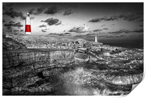 Portland Bill Lighthouse                           Print by Darren Galpin