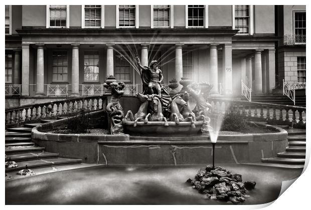 Neptune's Fountain, Cheltenham                     Print by Darren Galpin
