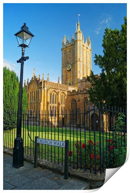 Church of St Mary, Ilminster, Somerset             Print by Darren Galpin