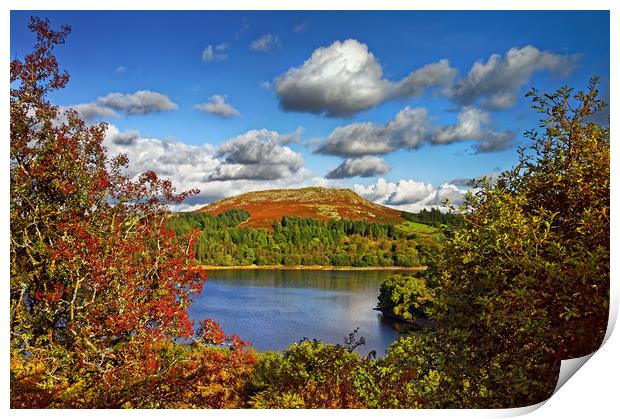 Burrator and Sheepstor In Autumn                   Print by Darren Galpin