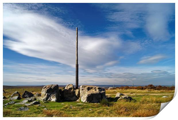 Stanage Pole, Peak District                       Print by Darren Galpin