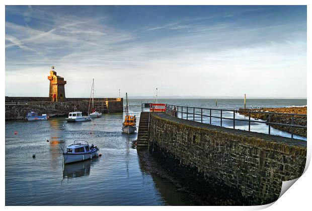 Lynmouth Harbour                        Print by Darren Galpin