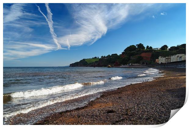 Dawlish Beach & Coastline                        Print by Darren Galpin