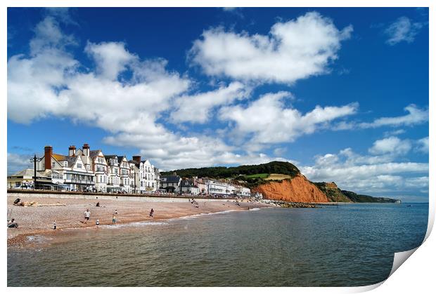 Sidmouth Seafront & Coastline                   Print by Darren Galpin