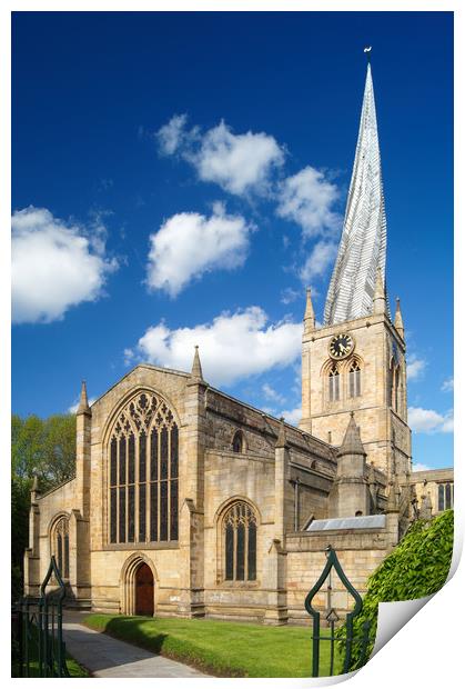 Chesterfield Crooked Spire    Print by Darren Galpin
