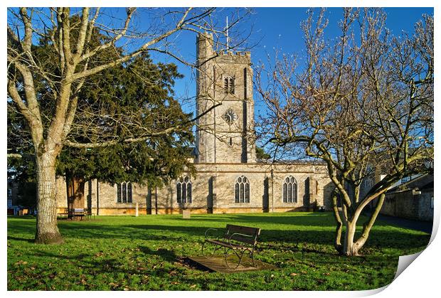 St Mary's Church, Axminster,Devon                  Print by Darren Galpin