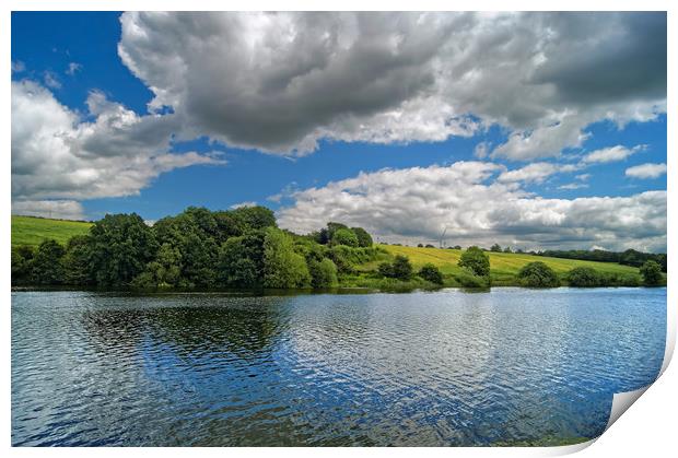 Big Clouds over Ulley                       Print by Darren Galpin