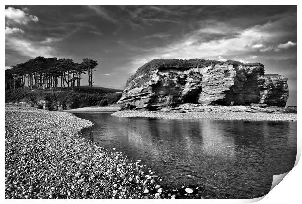 Budleigh Reflections                        Print by Darren Galpin