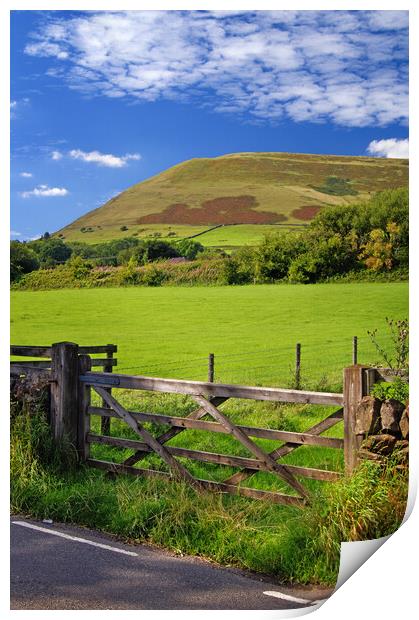 Gateway to Grindslow Knoll Print by Darren Galpin