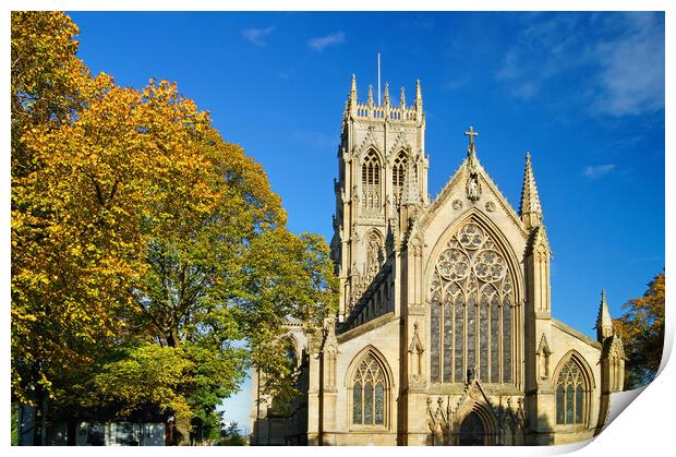 St Georges Church,Doncaster Print by Darren Galpin