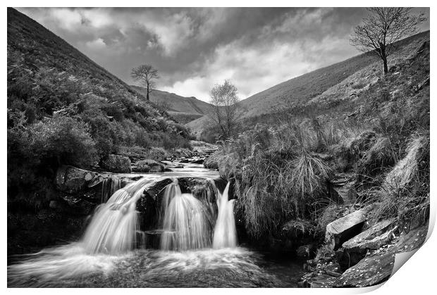 Fair Brook Waterfalls Print by Darren Galpin