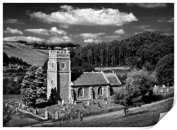 All Saints Church, Eggesford Print by Darren Galpin