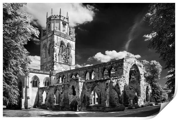 All Saints Church, Pontefract   Print by Darren Galpin