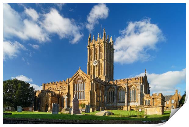 Church of St Mary, Ilminster, Somerset  Print by Darren Galpin