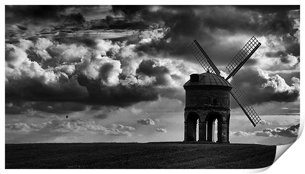 Windmill Print by Adrian Pym