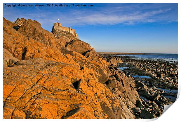 Lindisfarne Castle Print by jonathan atkinson