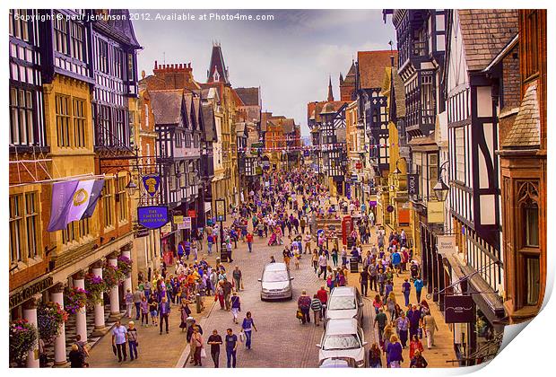 chester Print by paul jenkinson