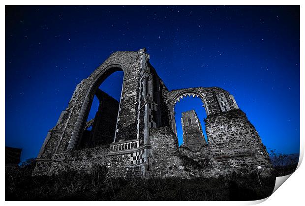  Covehithe Church Print by Paul Nichols