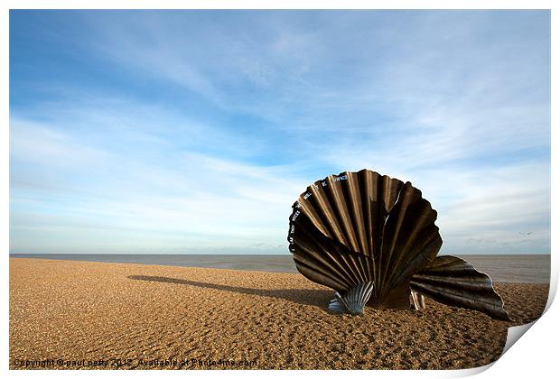 The Scallop Print by paul petty