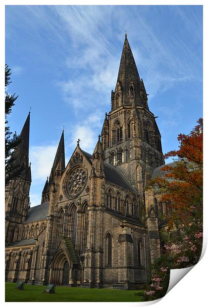 St Marys Cathedral Print by Shaun Cope