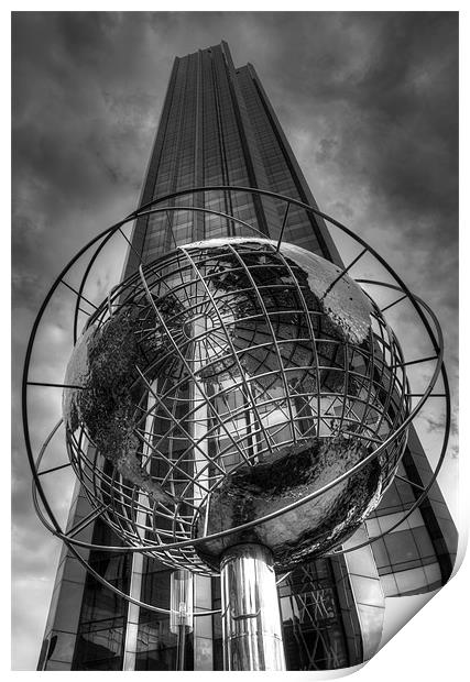 Trump Tower Print by Tracey Whitefoot