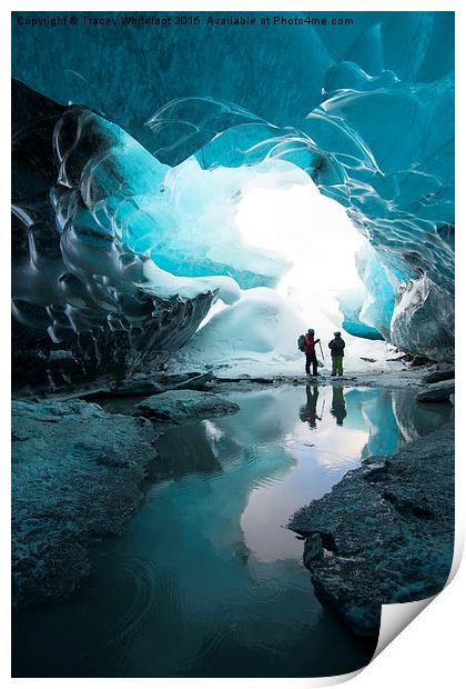 The Crystal Cave  Print by Tracey Whitefoot