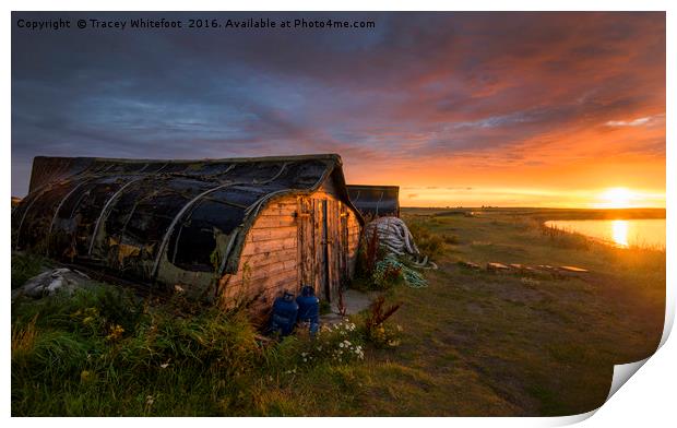 Lindisfarne Dawn  Print by Tracey Whitefoot