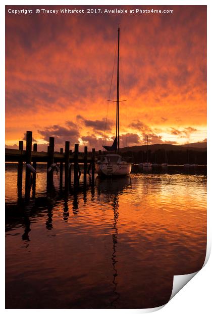 Sunset Glow  Print by Tracey Whitefoot
