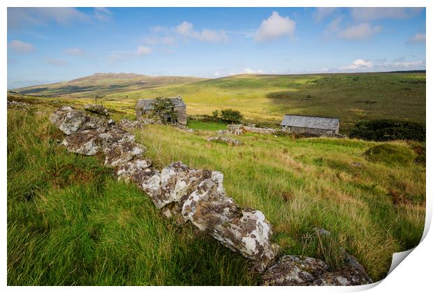 Garrow Farm View Print by CHRIS BARNARD