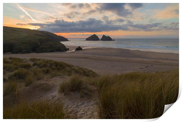 Holywell Sunset Print by CHRIS BARNARD