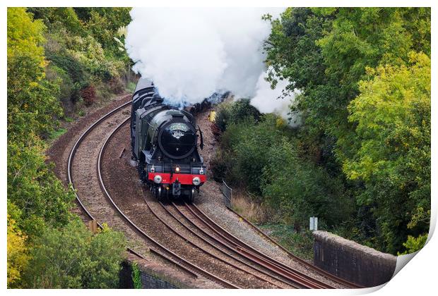 The Flying Scotsman Print by CHRIS BARNARD