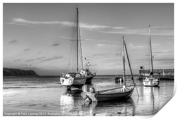 Abersoch Harbour Print by Pete Lawless