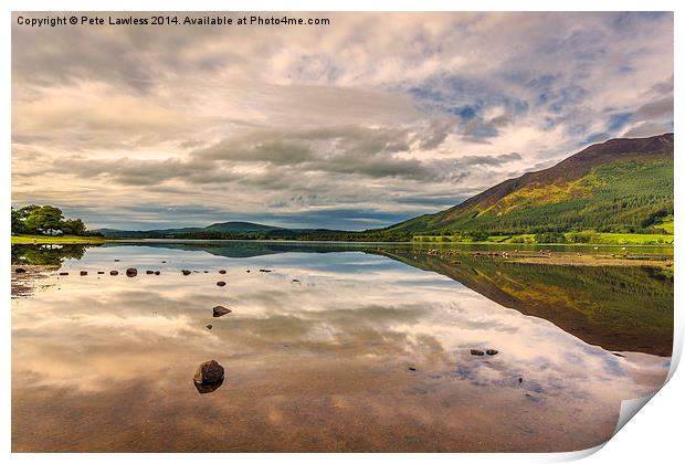 Bassenthwaite Lake Print by Pete Lawless