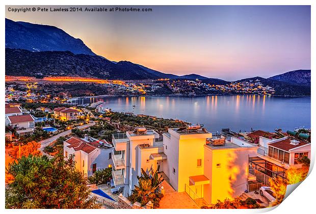  Images of Kalkan Print by Pete Lawless