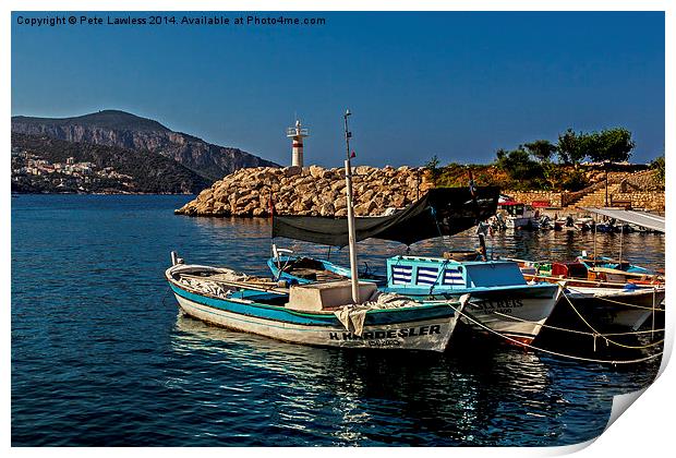  Images of Kalkan Print by Pete Lawless