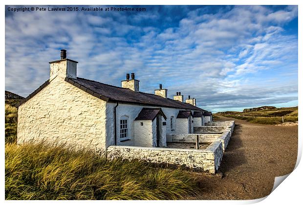  Pilot Cottages Print by Pete Lawless