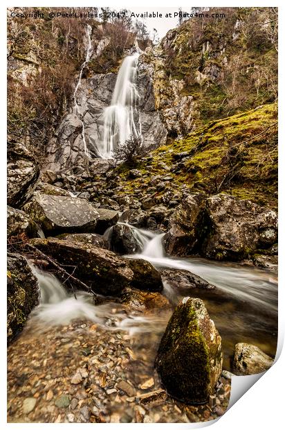 Aber Falls Print by Pete Lawless