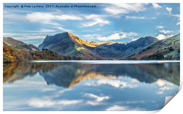 Fleetwith Pike Reflecting Print by Pete Lawless