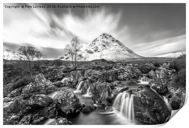 Buachaille Etive Mor Print by Pete Lawless