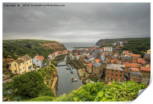 Staithes Print by Pete Lawless