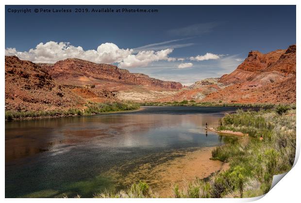 Colorado River, Glen Canyon. Print by Pete Lawless