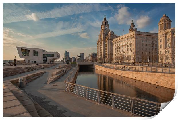 Liver Building and Museum Print by Pete Lawless