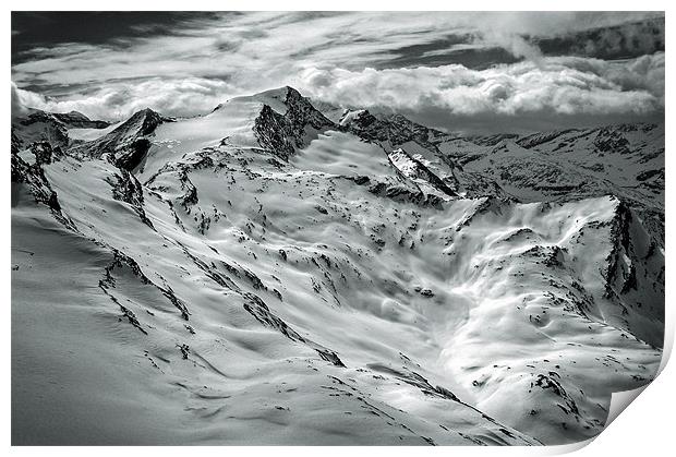 Austrian Alps Print by Jan Venter