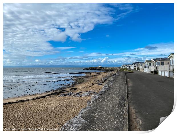 Newton Beach Print by Jane Metters