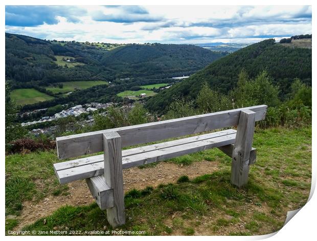 Sit Down and Enjoy the View  Print by Jane Metters