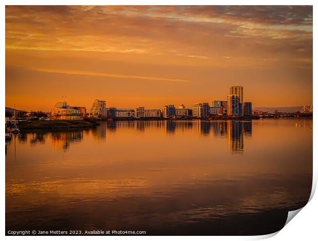 Cardiff Bay  Print by Jane Metters