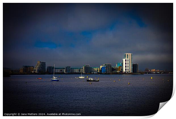 Cardiff Bay  Print by Jane Metters