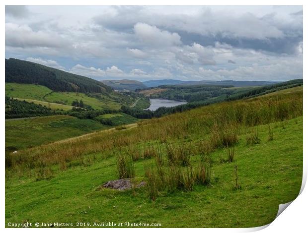 Brecon Beacons Print by Jane Metters