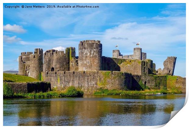 A Formidable Castle Print by Jane Metters